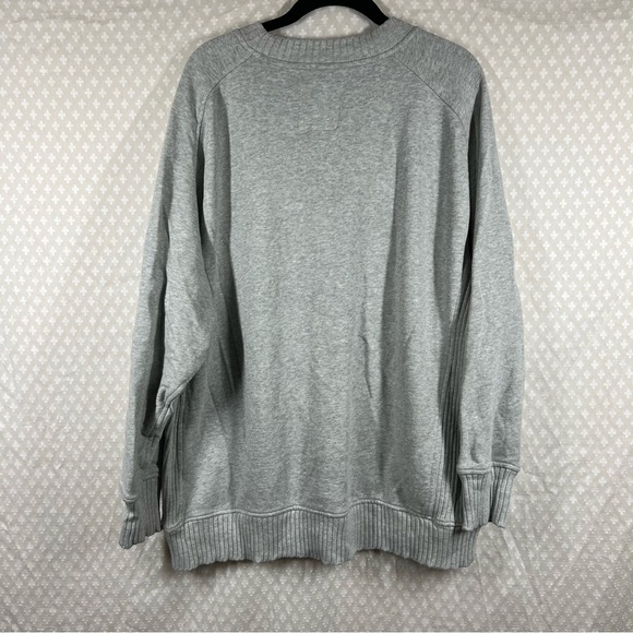 Aerie Grey Down‎ To Earth Oversized Sweatshirt - Picture 5 of 5